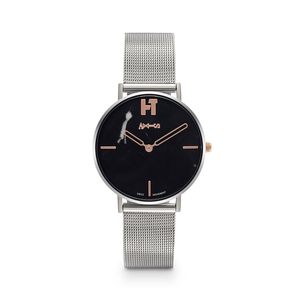 UNIQ Watch Set (Black Marble Dial)