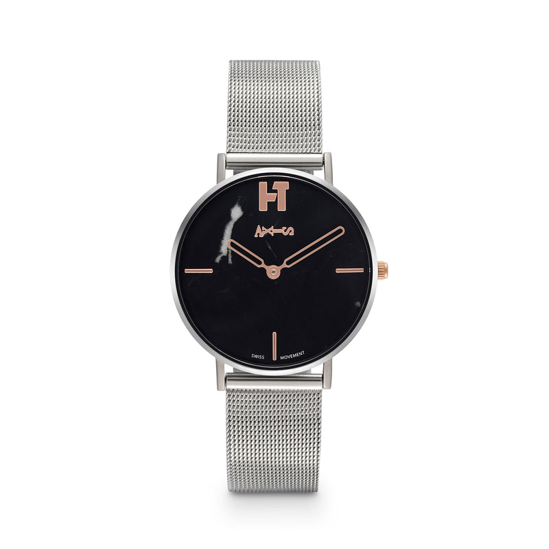 UNIQ Watch Set (Black Marble Dial)