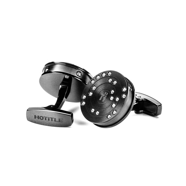 Ti22 Cufflinks (Black Set B)