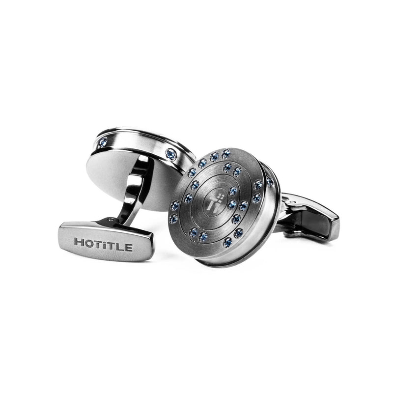 Ti22 Cufflinks (Metallic Grey)