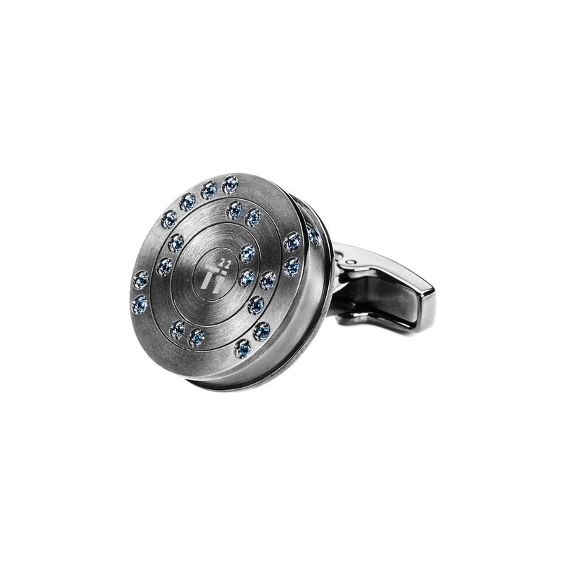 Ti22 Cufflinks (Metallic Grey)