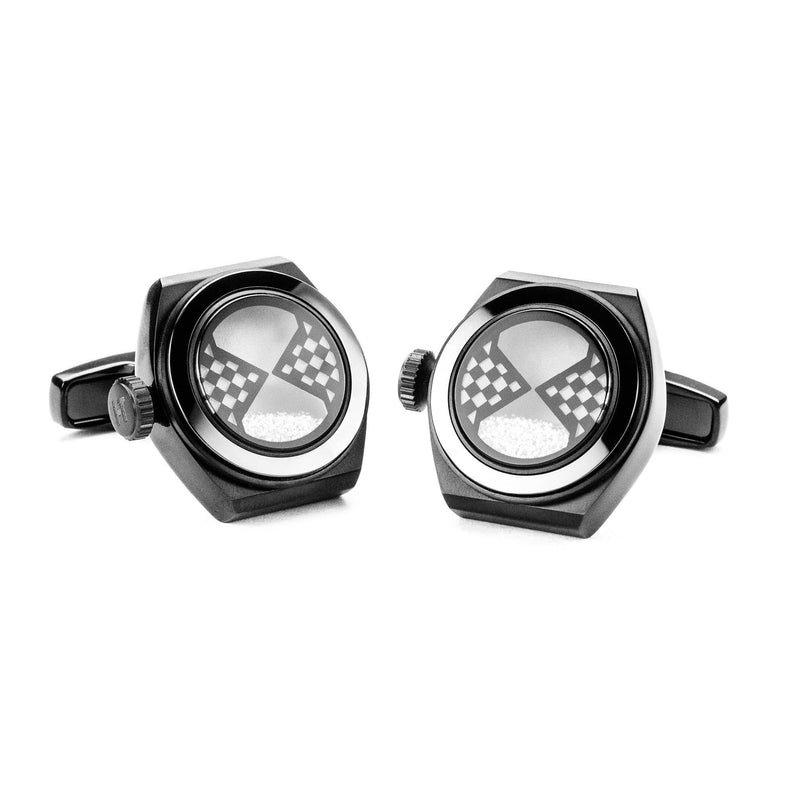 Eternity Interchangeable Cufflinks (Black Set C)