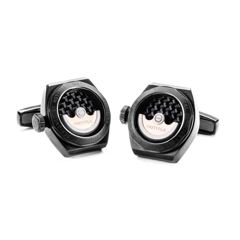 Eternity Interchangeable Cufflinks (Black Set C)