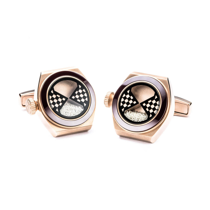 Eternity Interchangeable Cufflinks (Rose Gold)