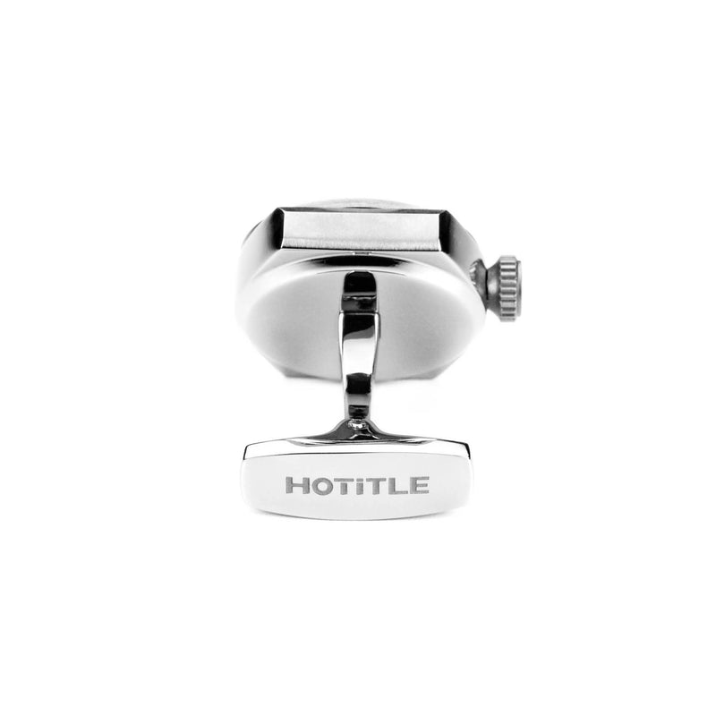 Eternity Interchangeable Cufflinks (Titanium Silver Set A)