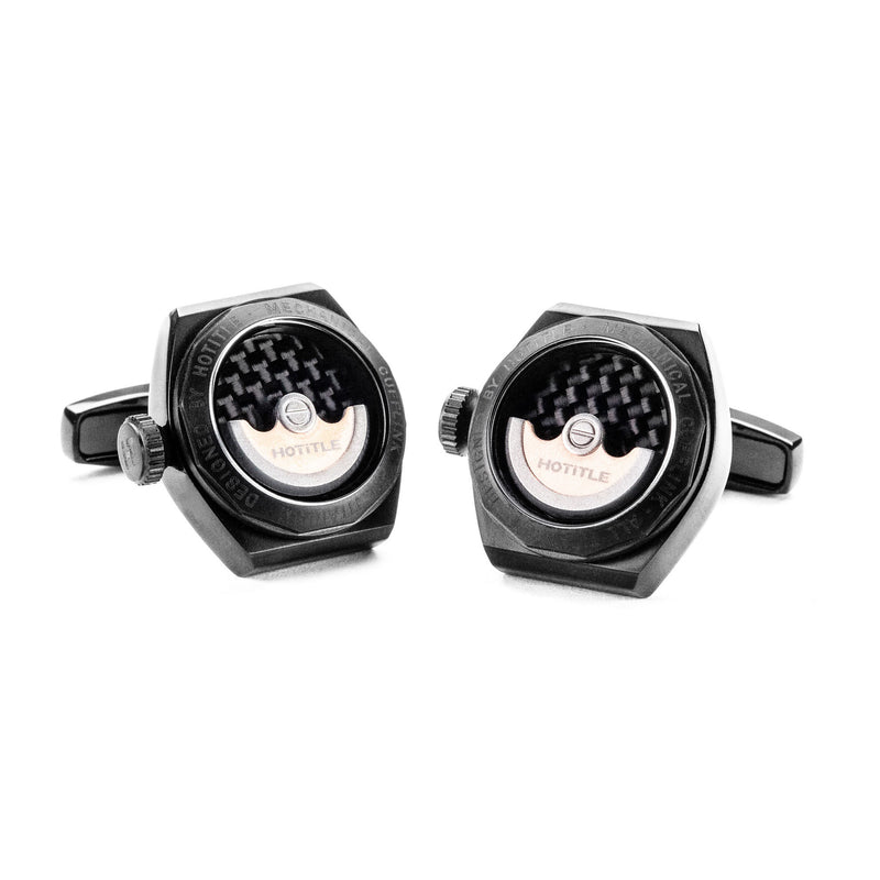 Eternity Interchangeable Cufflinks (Black Set D)
