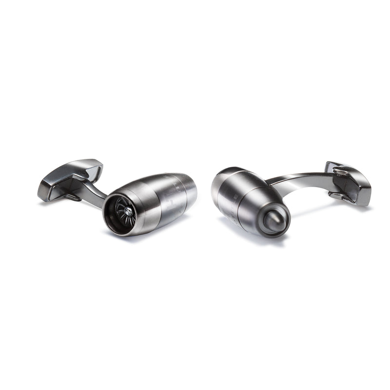 Jetstream Interchangeable Cufflinks (Metallic Grey Set A)