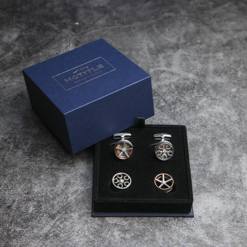 Speed Racer Interchangeable Cufflinks (Set F)