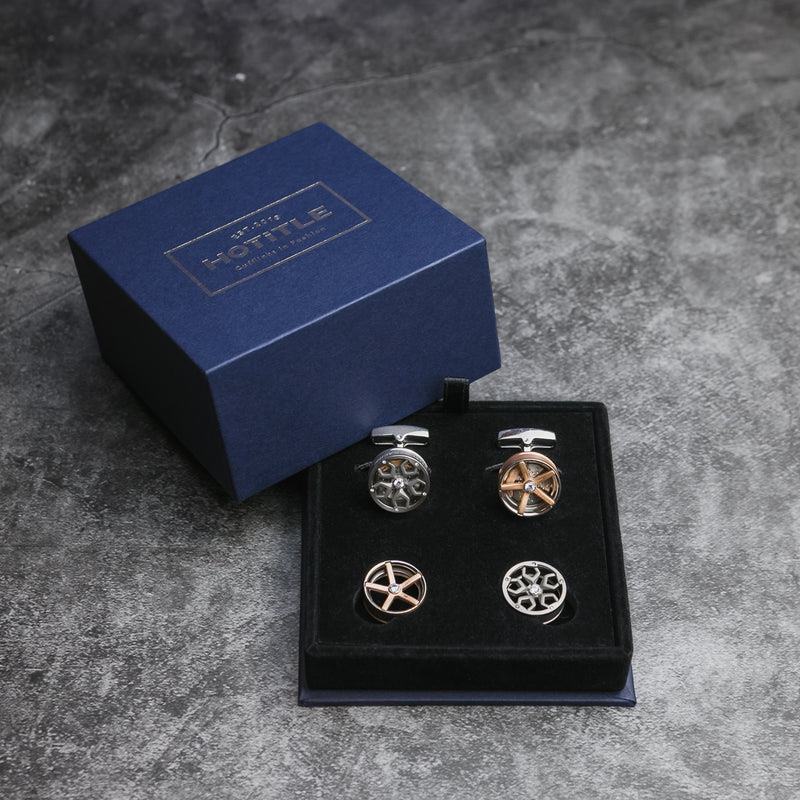 Speed Racer Interchangeable Cufflinks (Set H)