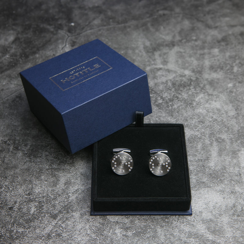 Ti22 Cufflinks (Titanium Silver)
