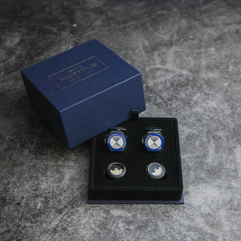 Eternity Interchangeable Cufflinks (Black Set A)